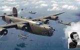 Amerikaanse B-24 Liberator bommenwerpers op weg naar hun doel in Nazi-Duitsland. Inzet: Filmster James Stewart.
