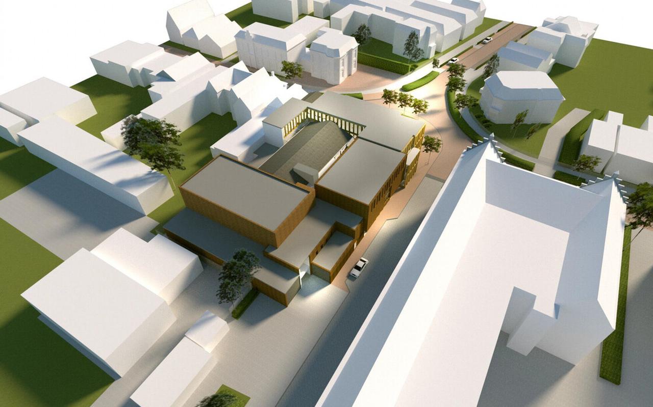 Een impressie van schouwburg Ogterop. Een impressie van schouwburg Ogterop.