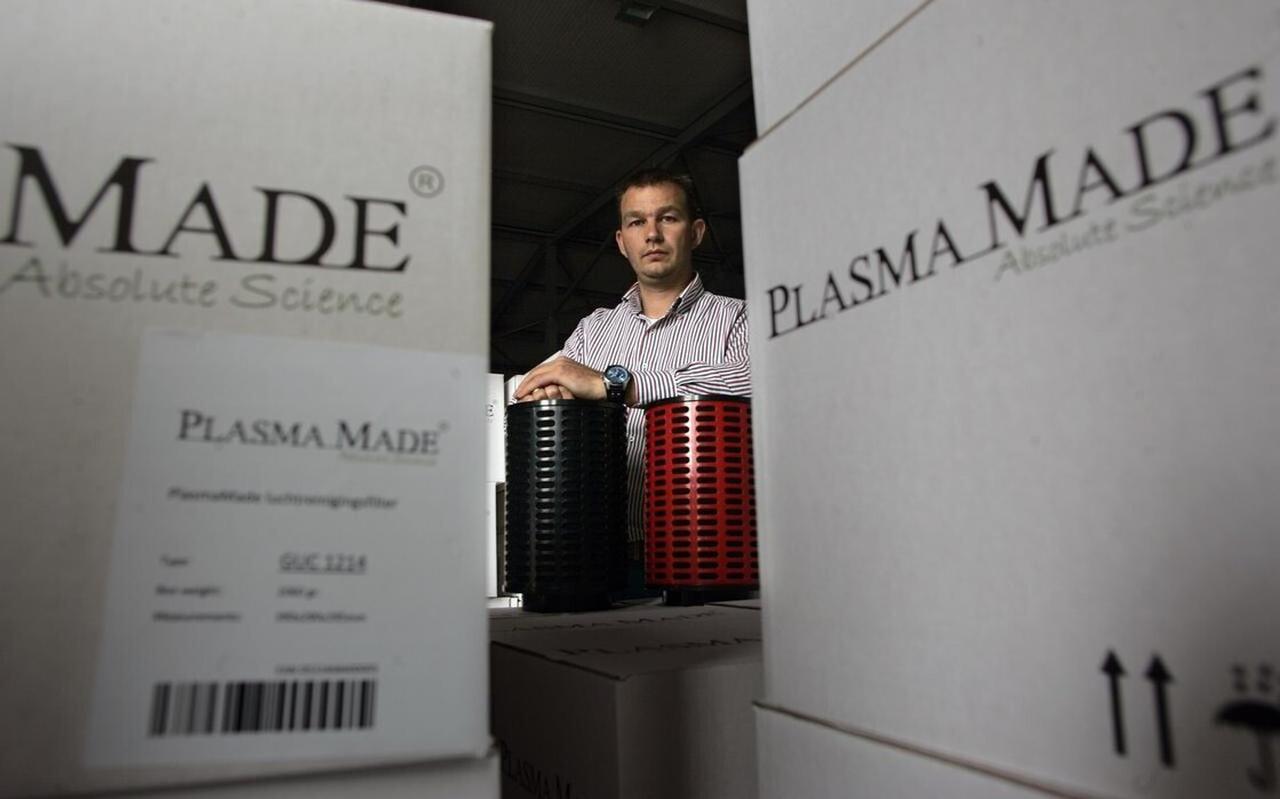 Martin van der Sluis heeft mogelijk een wereldprimeur nu zijn filters die werken met plasma de lucht schonen van corona in aerosolen. TU Eindhoven testte weken en de uitkomsten zijn zeer hoopgevend.