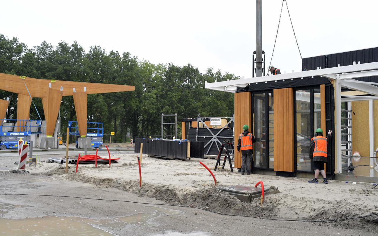Rijkswaterstaat vernieuwt het steunpunt in Staphorst.