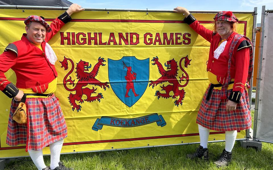 De Higland Games is op initiatief van de kameraden Henk Hummel en Ard Warnders.