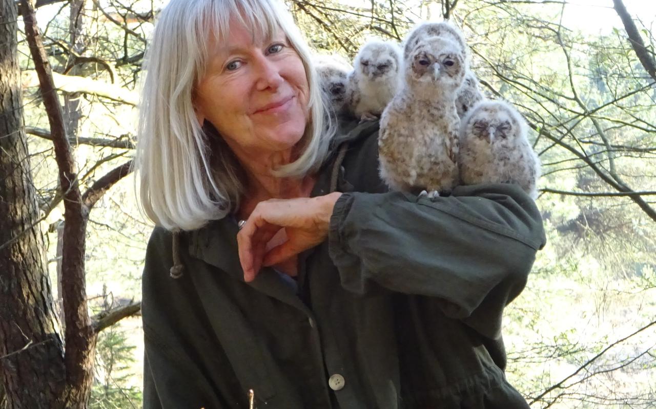Maria Quist is vaak in de natuur te vinden. Ze heeft een voorliefde voor roofvogels. 