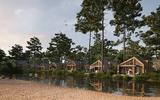 Bosvilla's van het nog te realiseren vakantiepark Rieverst Holiday Retreat, een vakantiepark wat nog gerealiseerd moet worden in IJhorst. Er komen 148 huisjes. Permanent wonen is verboden.
