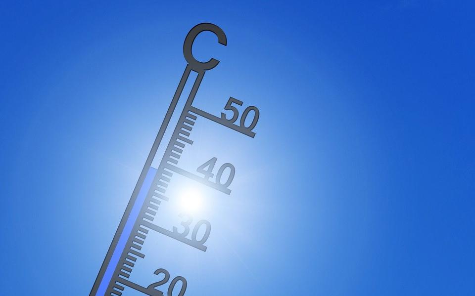 De temperatuur kan in sommige maanden oplopen tot boven 40 graden.
