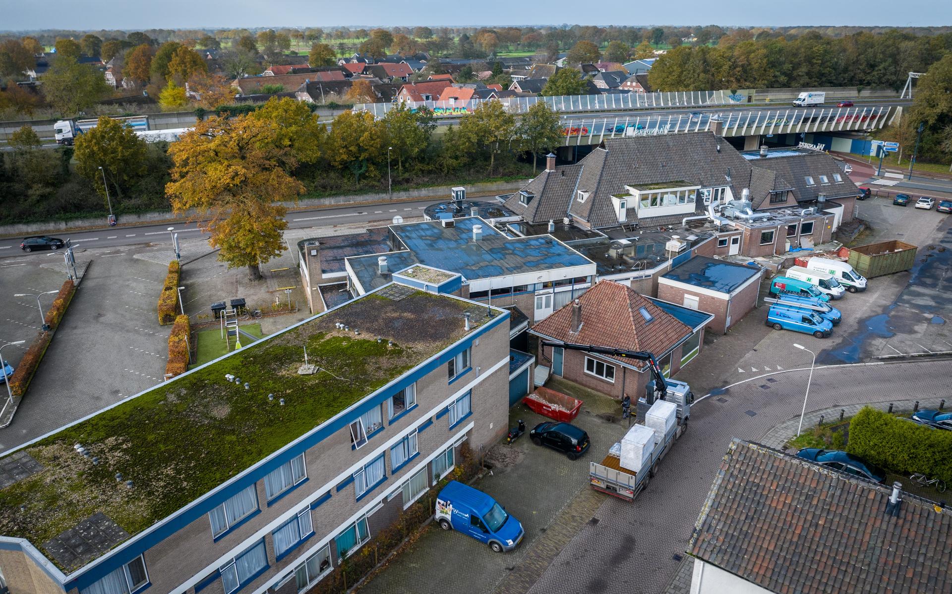 Waanders in Staphorst met een deel van de Muldersweg.
