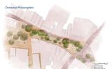 Schetsontwerp voor het Prinsenplein.