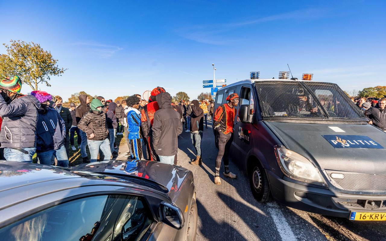 Er was veel politie op de been. Er was veel politie op de been.