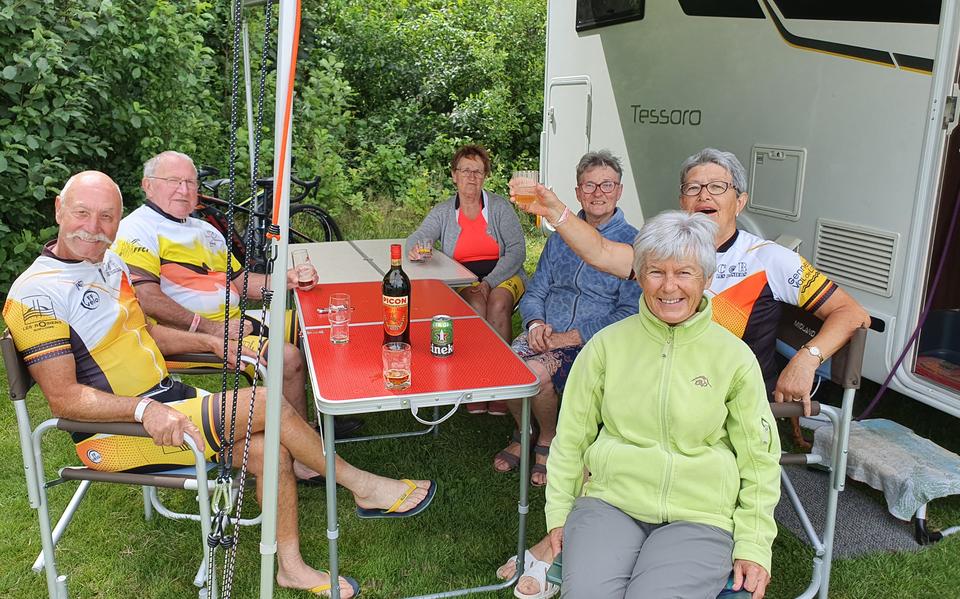 In totaal komen meer dan 550 campers, caravans en tenten op Ezinge te staan. 