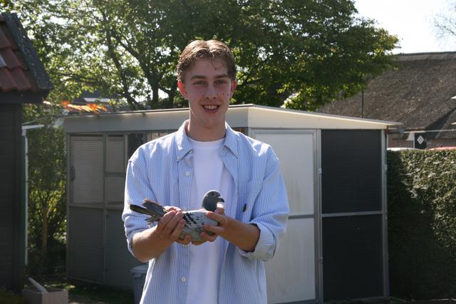 Duif van Bert Jan Krale uit Staphorst wint vlucht vanuit Weert
