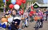 Vorig jaar reden ruim zestig kinderen met hun versierde fietsen door het dorp.