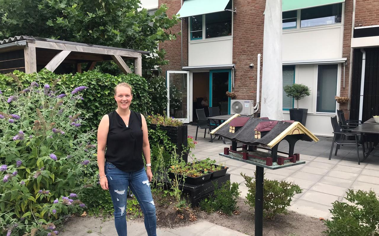 Derbera Ebeltjes, coördinator bij Reestlanden Meppel, op locatie. Derbera Ebeltjes, coördinator bij Reestlanden Meppel, op locatie.