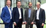 Op de foto vlnr: Koen van den Berg, Jan Ningodijck, Erik Roelofs en Eric Hutten.