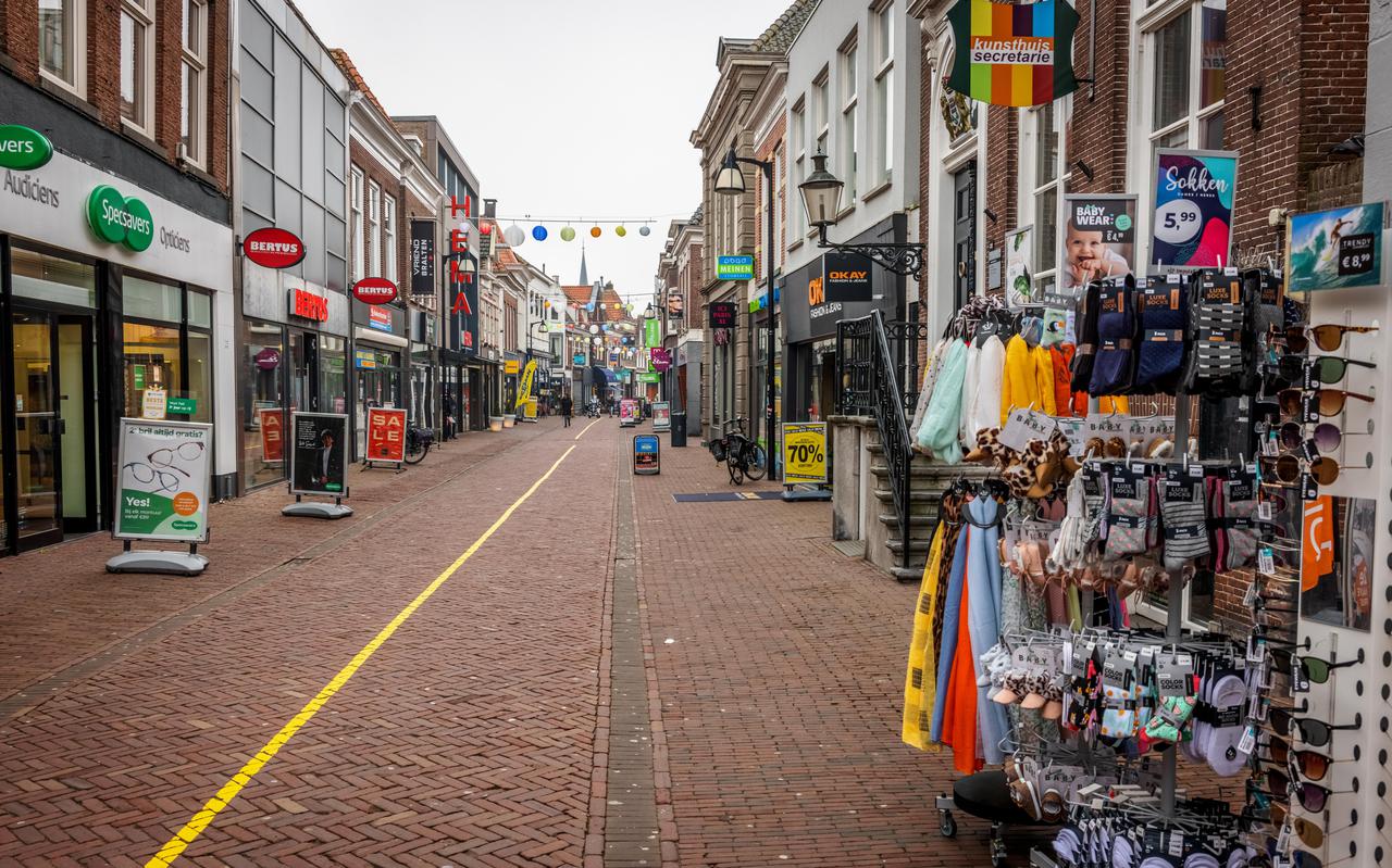 In de binnenstad van Meppel mag gefietst worden buiten de openingstijden van winkels. 