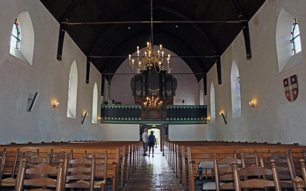 In de Kleine Kerk in Steenwijk kwamen de bezoekers al op basis van anderhalve meter samen.