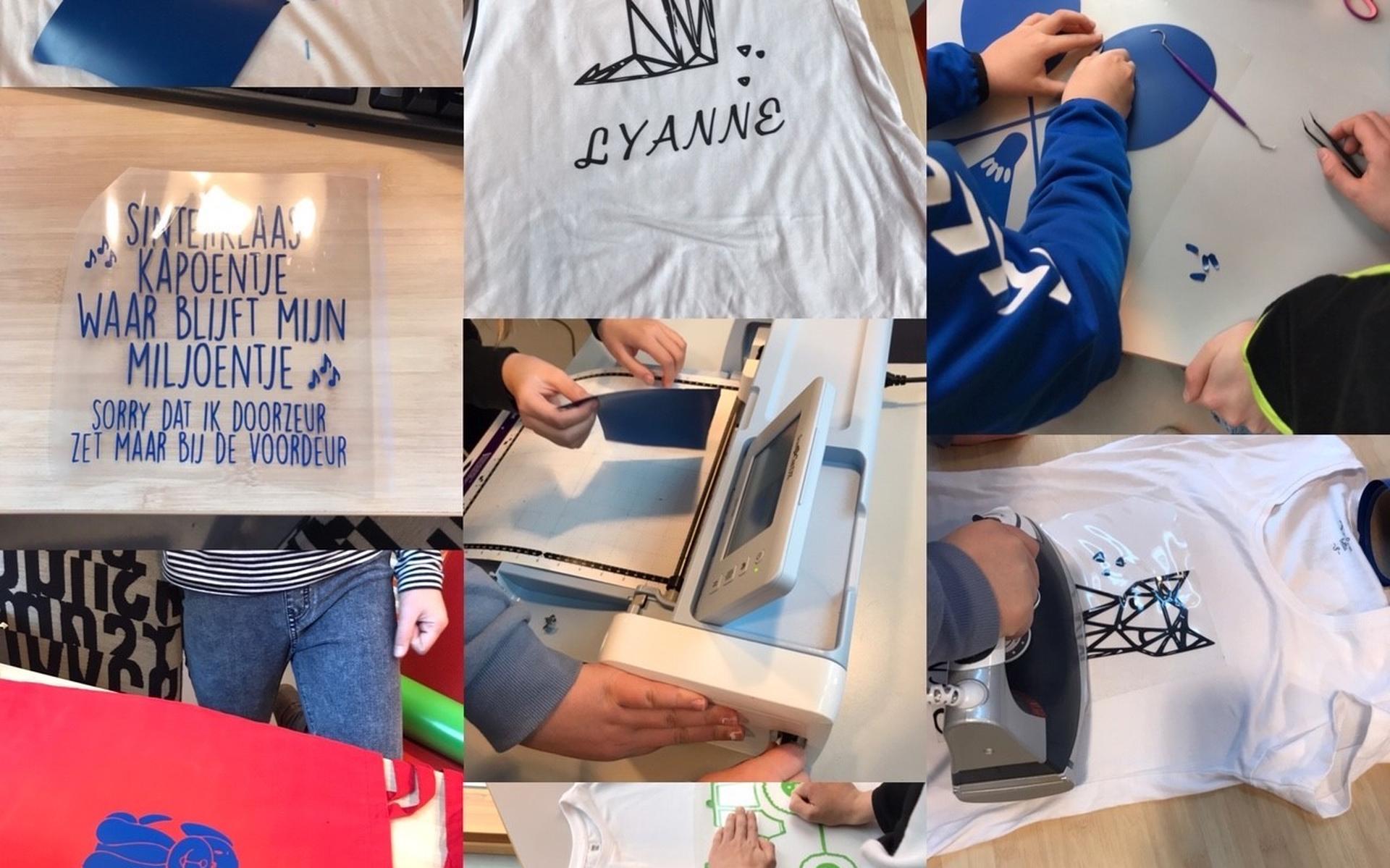 Tijdens de workshop kun je ontwerpen voor op je broodtrommel, tablet, t-shirt of trui.