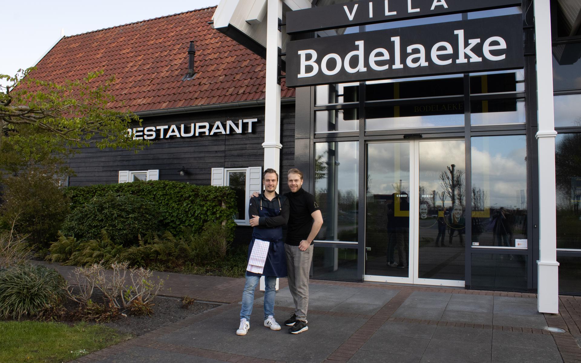 Stefan (r) en Thijs voor Villa Bodelaeke.