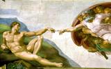 De Schepping van Adam door Michelangelo.