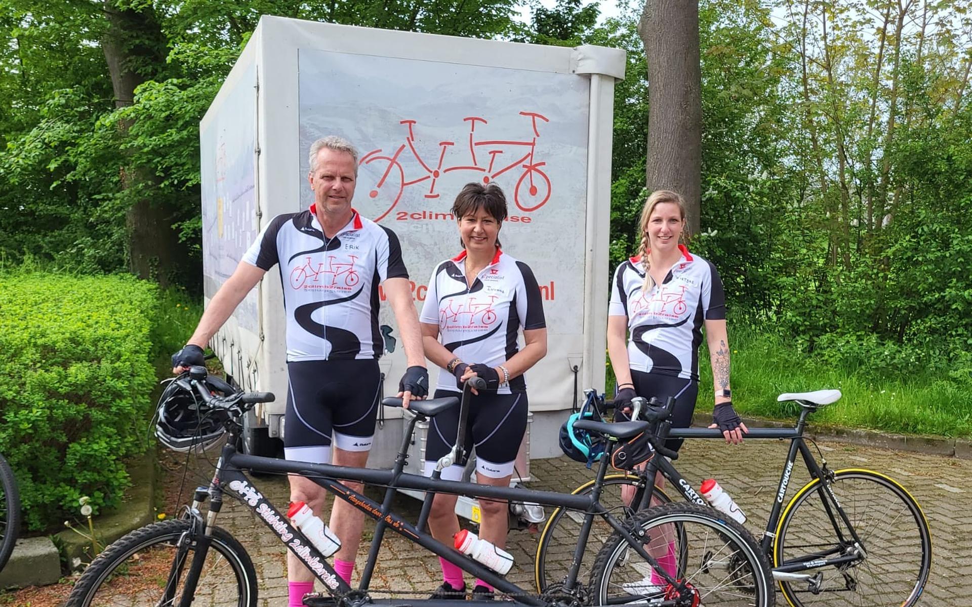 Ivonne met haar man Erik en dochter Wietske.