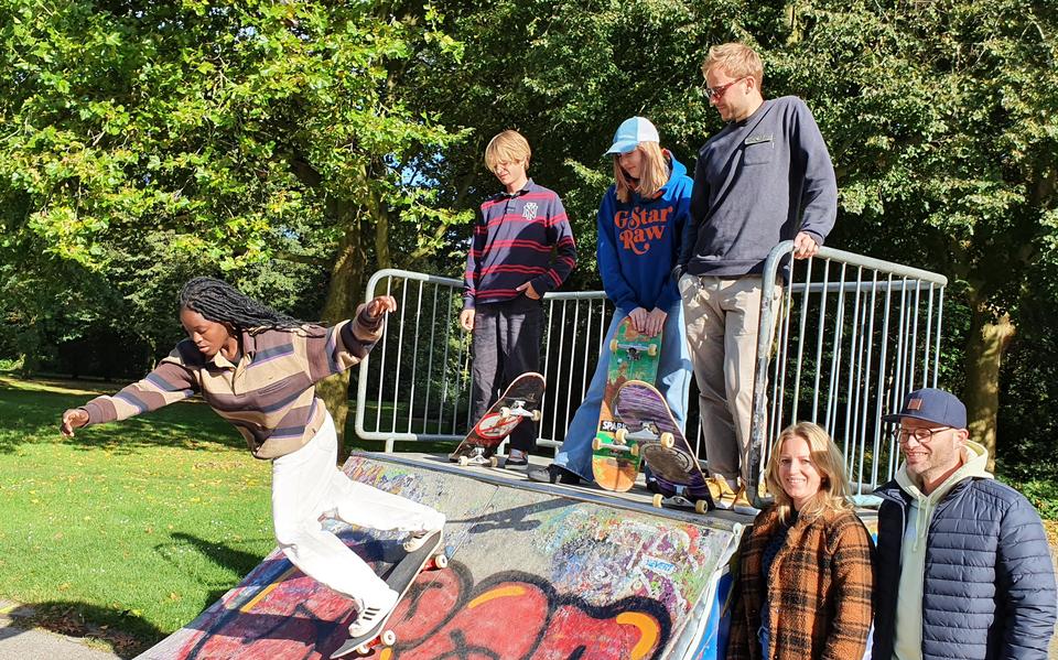 Plamedie Snijder, Teun Boldingh, Meike Dingsté, Koen Krol, Myrthe Lugtmeier en Bas Boldingh. 