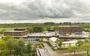 Overzichtsfoto nieuwbouw Isala en Noorderboog. Links het gebouw van Noorderboog, waar ook de afdeling geriatrische revalidatie wordt gevestigd.