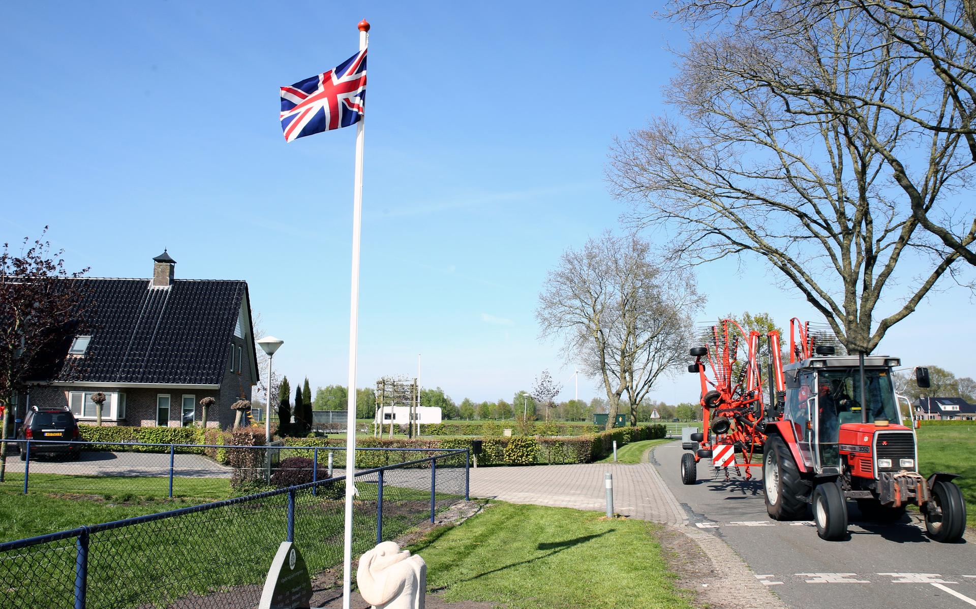 Een herdenkingsplek voor drie Engelse vliegeniers die hun leven gaven voor onze vrijheid.