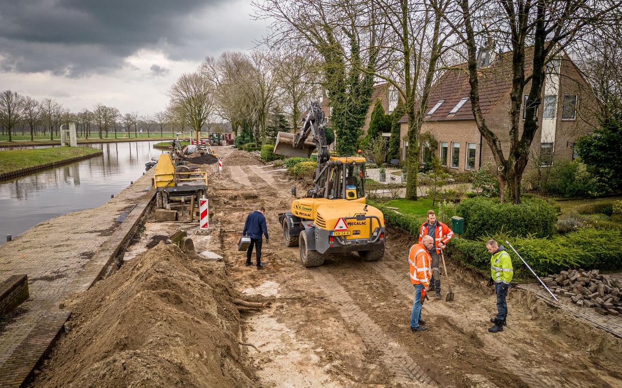 Werkzaamheden herinrichting Rogat in volle gang. Werkzaamheden herinrichting Rogat in volle gang.