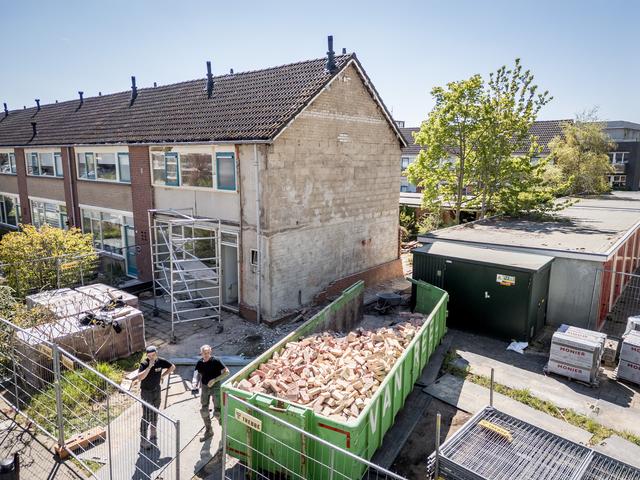 Start herstelwerk aan gestutte woningen in Meppel: proefwoning als eerste aan de beurt. ‘We zitten a