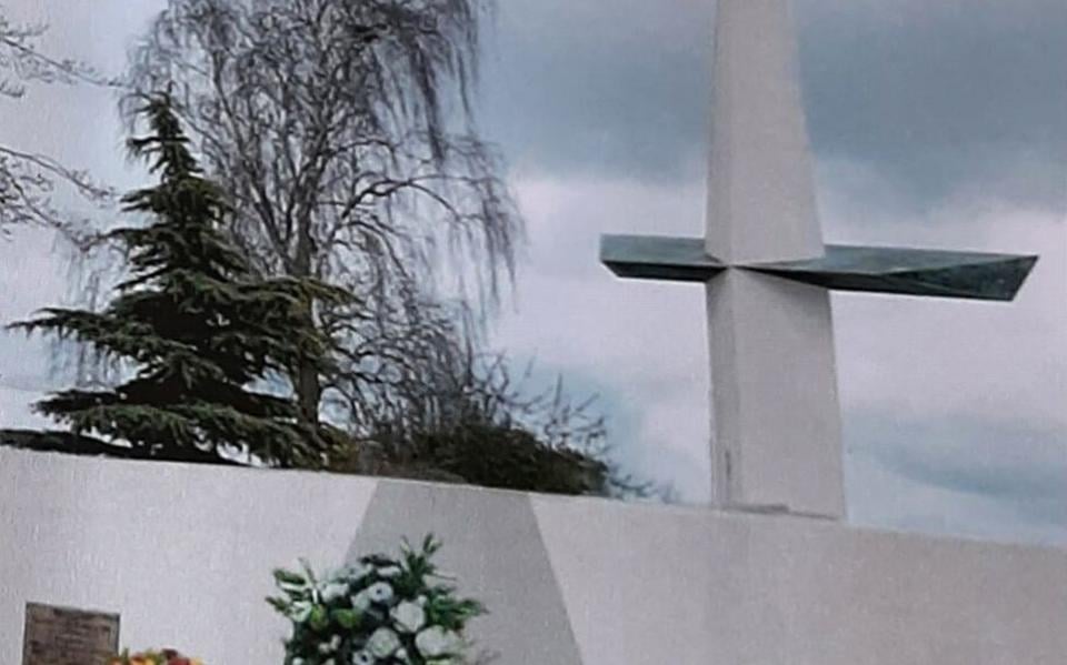 Het monument bij Quatre-Bras