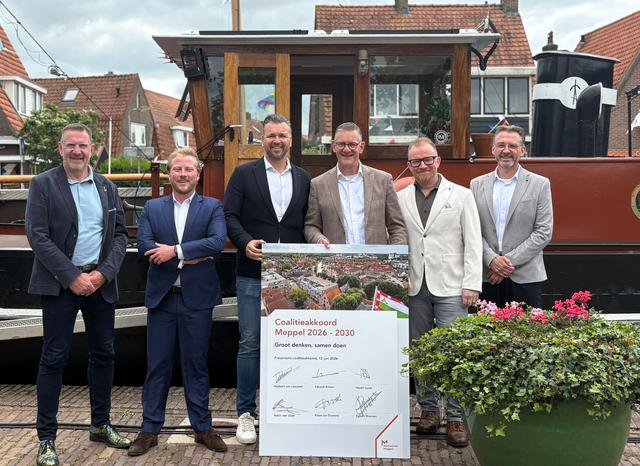 Coalitieakkoord gepresenteerd: windmolens in Meppel en onderzoek naar gratis parkeren. 'Meer mensen 