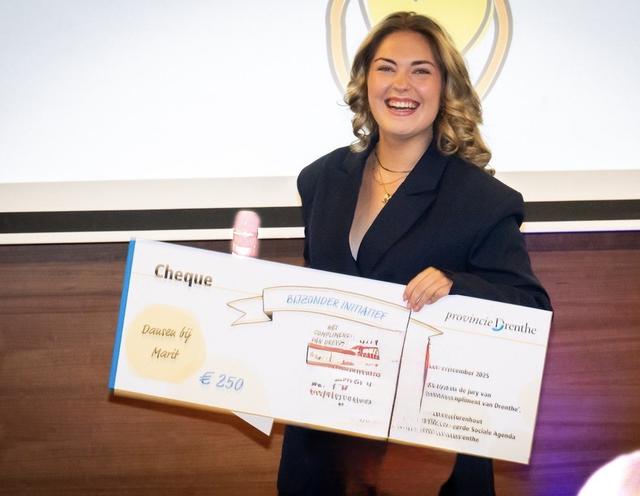 Marit Luna krijgt erkenning Hét Hart van Drenthe