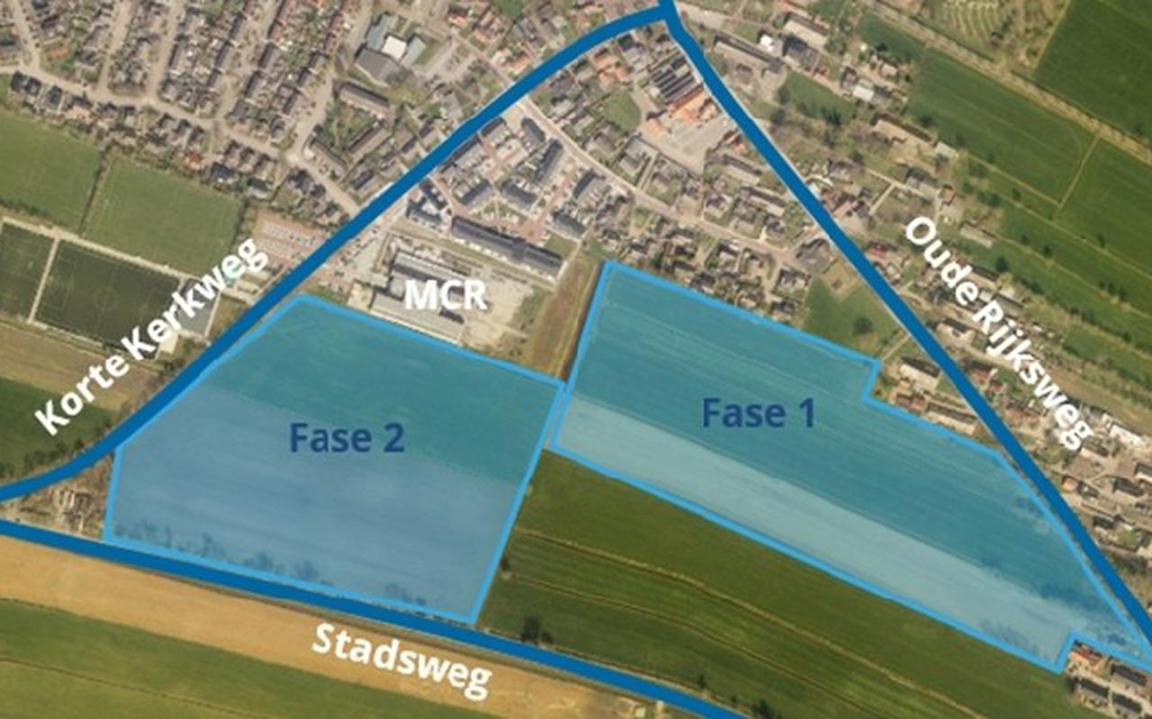 Uitbreidingsplan Rouveen-Zuid in twee fases.