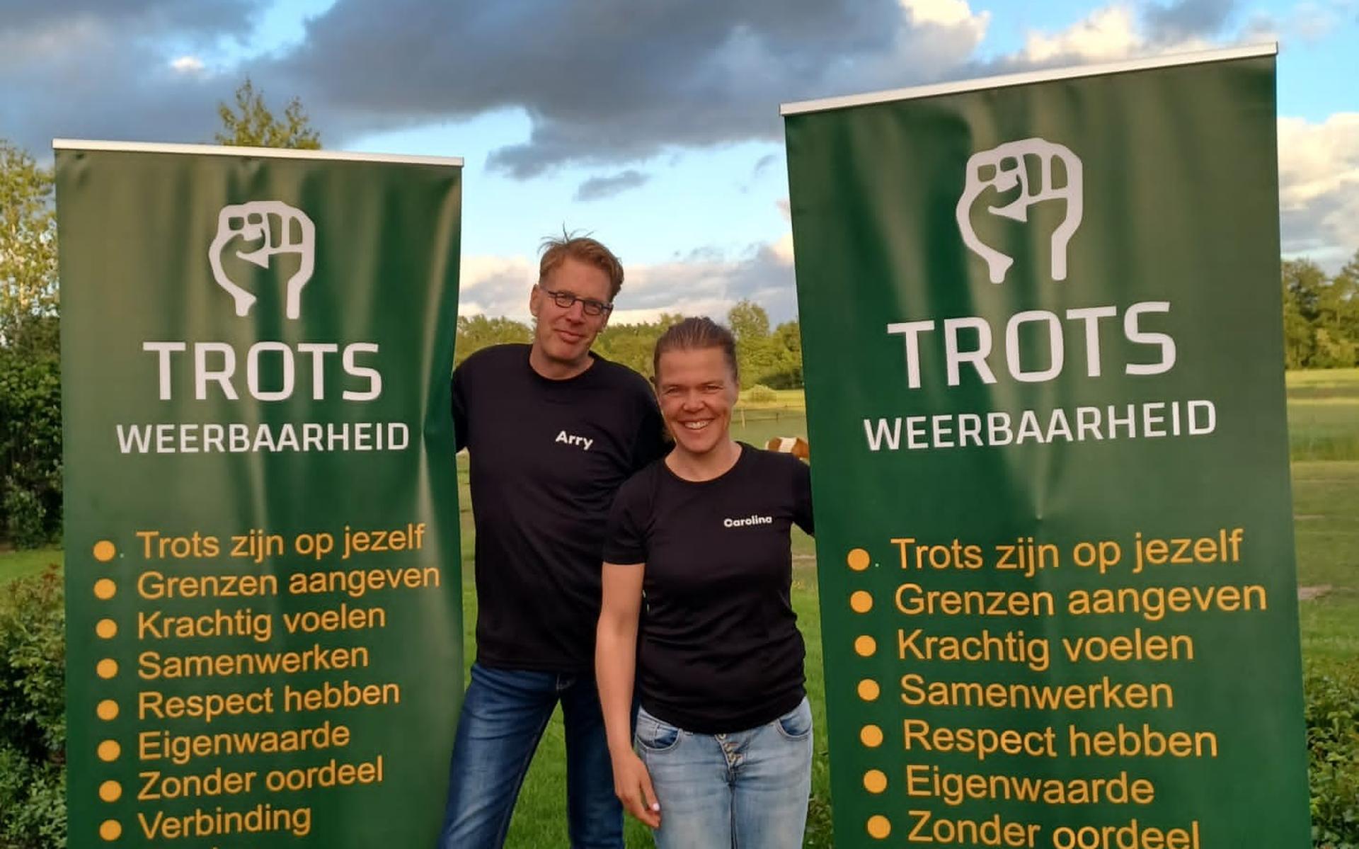 Arry Bennen uit Wapse en Carolina Verhagen slaan nieuwe weg in. Lefdagen helpen eigenwaarde te vergr