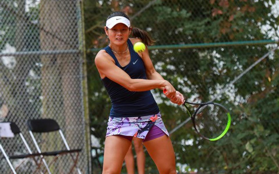 Arianne Hartono, hier nog in actie op het toernooi van Wiesbaden.