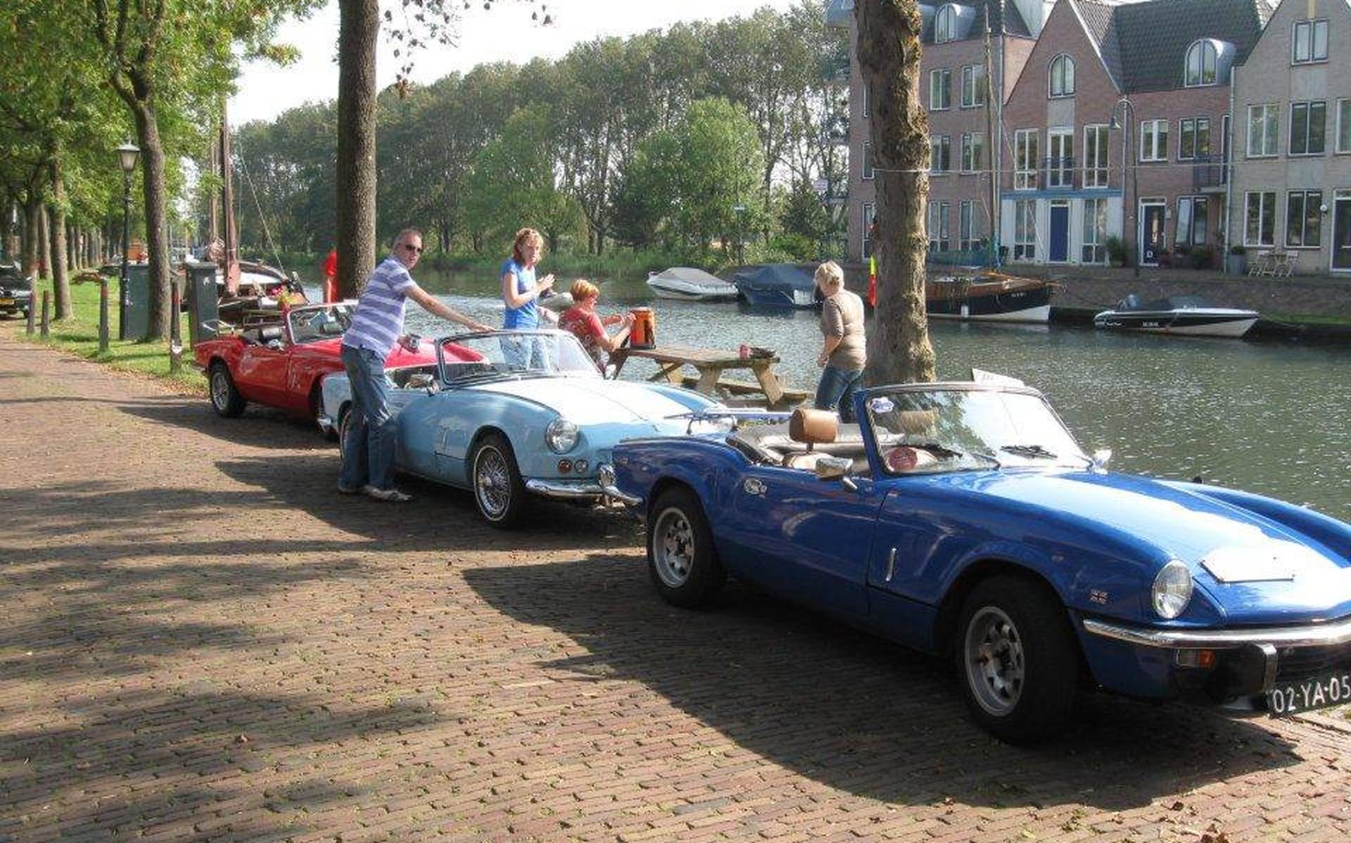 Drenthe Tocht van de Triumph Spitfire Club in Uffelte en Frederiksoord