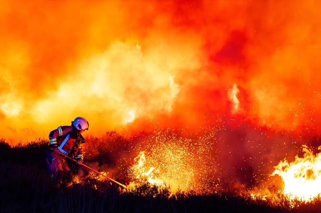LIVE | Natuurbrand op militair oefenterrein in Assen