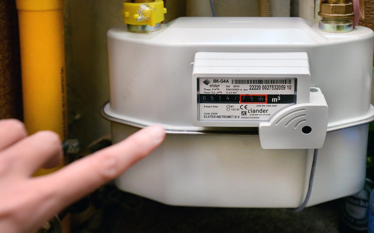 Een gasmeter. Een gasmeter.