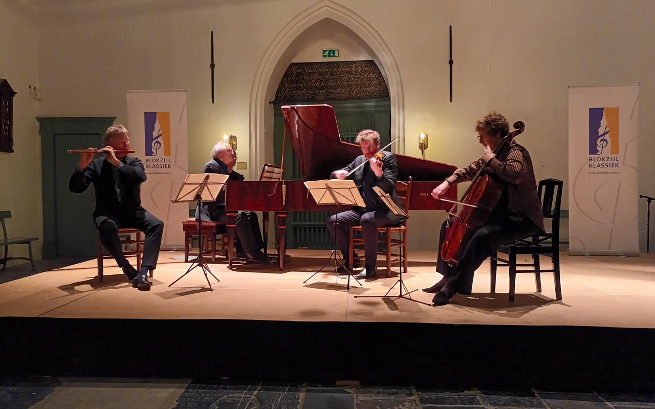 Het Schönbrunn Ensemble speelde zondagmiddag in de Grote Kerk van Blokzijl. 