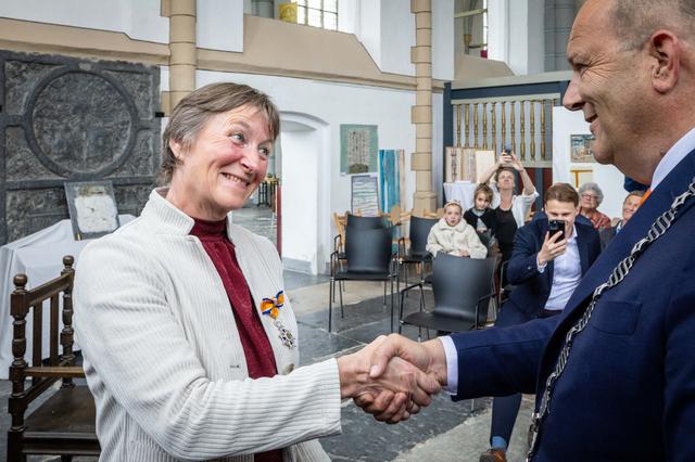 Gerda Groen (63) uit Giethoorn is benoemd tot Ridder in de orde van Oranje-Nassau